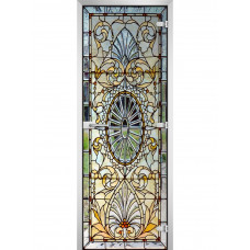 Стеклянная межкомнатная дверь Stained Glass-17 2000*600