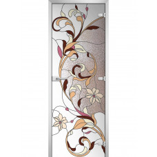 Стеклянная межкомнатная дверь Stained Glass-10 2000*600